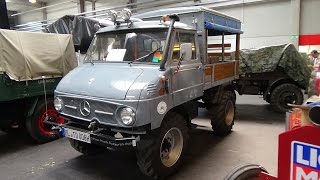 1961  DaimlerBenz Unimog U30  Technorama Ulm 2016 [upl. by Tnomal]