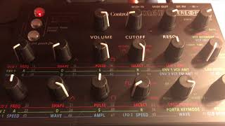 Stereoping 1016R on Oberheim Matrix1000 more fiddling [upl. by Krasner]