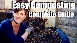 How to Make Compost From Start to FinishQuick amp Easy Complete Guide with Digital Table of Contents [upl. by Anak404]