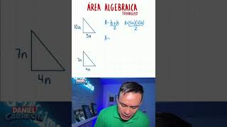 ÁREA ALGEBRAICA DE UN TRIANGULO [upl. by Therese]