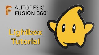 Fusion360  Lightbox Tutorial Template Included [upl. by Noiwtna]