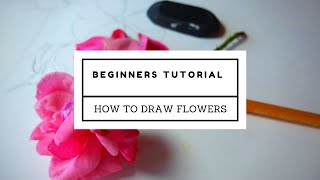 How to draw flower shapes  beginners drawing lesson [upl. by Trab581]