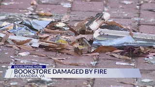 Fire forces DMV’s first romance bookstore in Alexandria to close days after grand opening other bus [upl. by Beaufort]