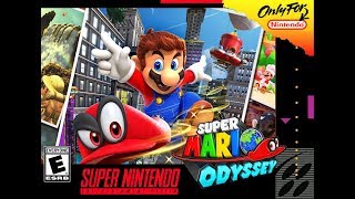 16BIT Cascade Kingdom Fossil Falls  Super Mario Odyssey [upl. by Monagan754]