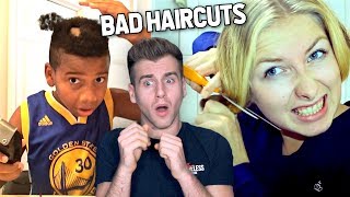 Reacting To The WORST Haircut Fails [upl. by Ivan158]