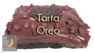 Tarta Oreo puro Chocolate sin Horno  Receta de torta con galletas Oreo [upl. by Nahgam]