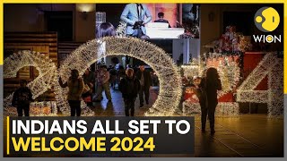 Happy New Year 2024 Indians all set to welcome 2024  WION [upl. by Salomon302]