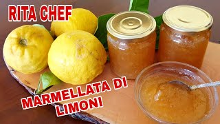 MARMELLATA DI LIMONI BIO🍋RITA CHEF  Facile e veloce [upl. by Elylrac50]