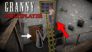 How to escape GRANNY with a ladder 🫢  NEW Escape 2023 Granny Multiplayer [upl. by Jannelle961]