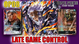 This OP08 KING Deck Is A Late Game Beast  ONE PIECE DECK LIST AND GAMEPLAY [upl. by Allix233]