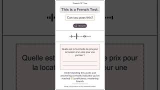 DELF B1 French Listening Test4 delfb1 frenchnyou french frenchlistening practice [upl. by Adnarom]