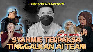 SYAHMIE HADAPI SAKIT KRONIK SAMPAI TERPAKSA TINGGALKAN TEAM SEMUA TAK SANGGUP KEHILANGAN SYAHMIE [upl. by Ahsin]