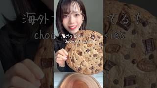 海外でバズってる巨大クッキー作ってみた🍪chocochip cookie [upl. by Iem]