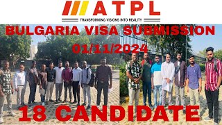 Bulgaria Visa Embassy submission successvisa submission success Bulgaria visa visa bulgariavisa [upl. by Fanestil628]