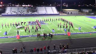 4K wide Wapakoneta HS Redskins  2024 Xenia Band Festival [upl. by Anyaj]