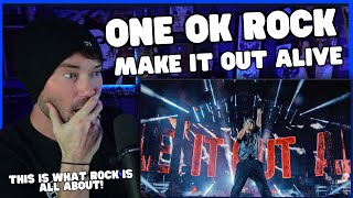 Metal Vocalist Reacts  ONE OK ROCK  Make It Out Alive  LIVE [upl. by Isayg]