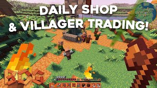 Building the Daily Shop amp Selling Bin  Minecraft BCG Modpack [upl. by Aihseya]