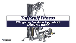 SXT550 Leg Developer Upgrade Kit Assembly Guide [upl. by Jegar]