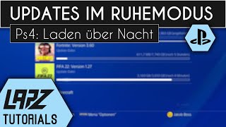 PS4 Updates im Ruhemodus laden  Über Nacht installieren  Tutorial [upl. by Klug]