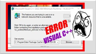 ✅ ERROR Microsoft Visual C 2022 x64 Minimum Runtime  SOLUCION 2024 [upl. by Acinhoj139]