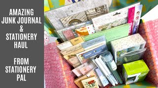 Stationery Pal Haul  Unboxing  The Most Beautifully Packaged Box Ever [upl. by Enilaf]