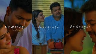 Unnale En Jeevan  Theri  Vijay Samantha Full screen WhatsApp status  Tamil song whatsapp status [upl. by Eecal]