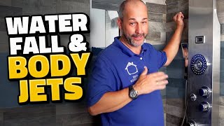 Shower Tower Installation  Easy Plumbing For Beginners [upl. by Smallman]