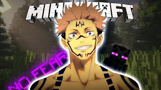 NO FEAR  Sukuna in Minecraft  AMVEdit [upl. by Jeb]