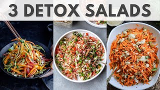 Super Easy Detox Salad Recipes Part 1  Healthy Dinner Recipes to Lose Weight [upl. by Tega54]