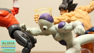 DRAGON BALL STOP MOTION UNBOXING SON GOKU AND FREEZAFRIEZA TRG FIGURE dragonball stopmotion [upl. by Dorothea]