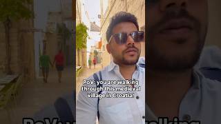 Have You Seen This Medieval Village in Croatia  travelshorts trogir visitcroatia [upl. by Cleopatra]