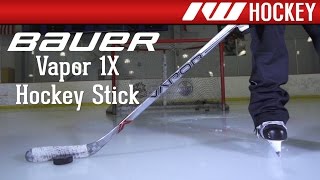 Bauer Vapor 1X Hockey Stick OnIce Review [upl. by Erot]