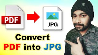 how to convert pdf file to jpg  pdf file ko jpg kaise banaye  pdf to jpg convert [upl. by Adnylem418]