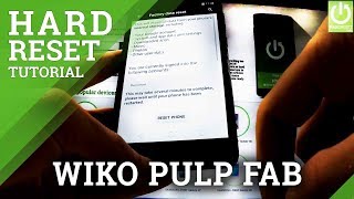 How to Hard Reset WIKO Pulp FAB  FACTORY RESET in WIKO [upl. by Yates]