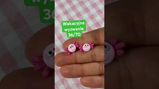 3670 🩷🤍 co powiecie na takie urocze stworzonka Różowe axolotle kolczyki sztyfty ☺️ [upl. by Shepperd]