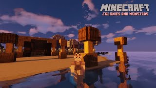 TIME TO BUILD Minecraft Colonies and Monsters S2 E3 [upl. by Granese]