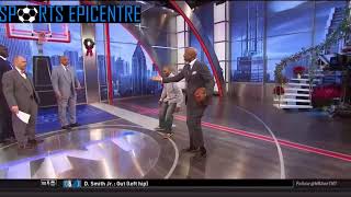 Charles Barkley Hits Shaq Than Runs Like A Bi  Inside The NBA [upl. by Ettezus]