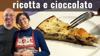 Crostata di ricotta e cioccolato con ricetta di pasta frolla per crostata [upl. by Yecac434]