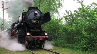 Eisenbahnen zwischen Erzgebirge und Rügen 24 Steam Trains  Züge  Dampfloks [upl. by Giselle]