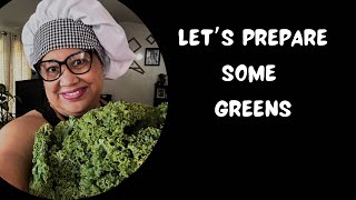 How to clean and cook greens  tasty delicious mustard greens [upl. by Ffej141]