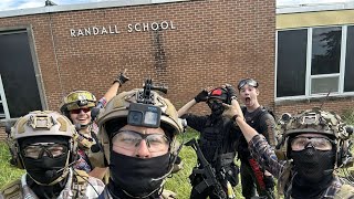 Airsoft in an ABANDONED SCHOOL [upl. by Bartley18]