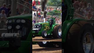 INSANE John Deere Pro Stock tractorpulling johndeere [upl. by Thorlay]