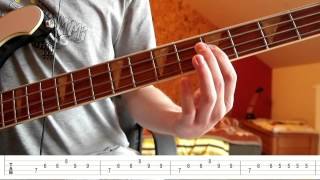 Arctic Monkeys  A certain Romance Bass Tutorial [upl. by Eilujna994]