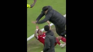 Tsimikas Collides with Klopp 😨 [upl. by Francisca394]