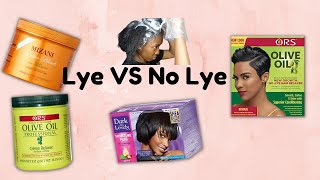 WHICH IS THE BEST RELAXER FOR YOU THE DIFFERENCE BETWEEN LYE RELAXER OR NO LYE RELAXER [upl. by Osmund515]