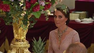 Her Majesty’s State Banquet  SpainStateVisit [upl. by Rosabelle]