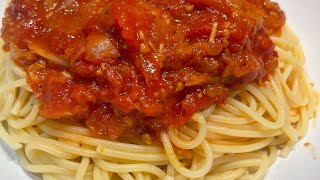 SAUCE TOMATE ITALIENNE MAISON POUR SPAGHETTIS  SIMPLE FACILE RAPIDE ET TROP BON 😉 [upl. by Rimaj706]