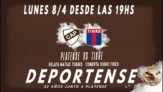 🔴🎙️ EN VIVO PLATENSE vs TIGRE  COPA DE LA LIGA 2024  DEPORTENSE [upl. by Anaitit]