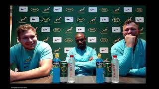 Interview Springbok News From Perth Vermeulen Mapimpi and Wessels [upl. by Malamud202]