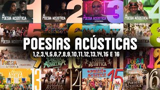 TODAS AS POESIAS ACÚSTICAS 123456789101112131415 E 16ATUALIZADO 2024 poesiaacustica [upl. by Dnomde]